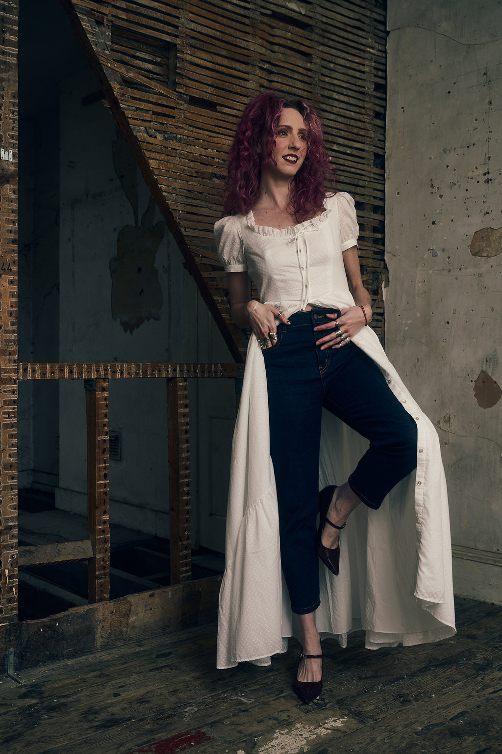 KEIRA DRESS Dobby