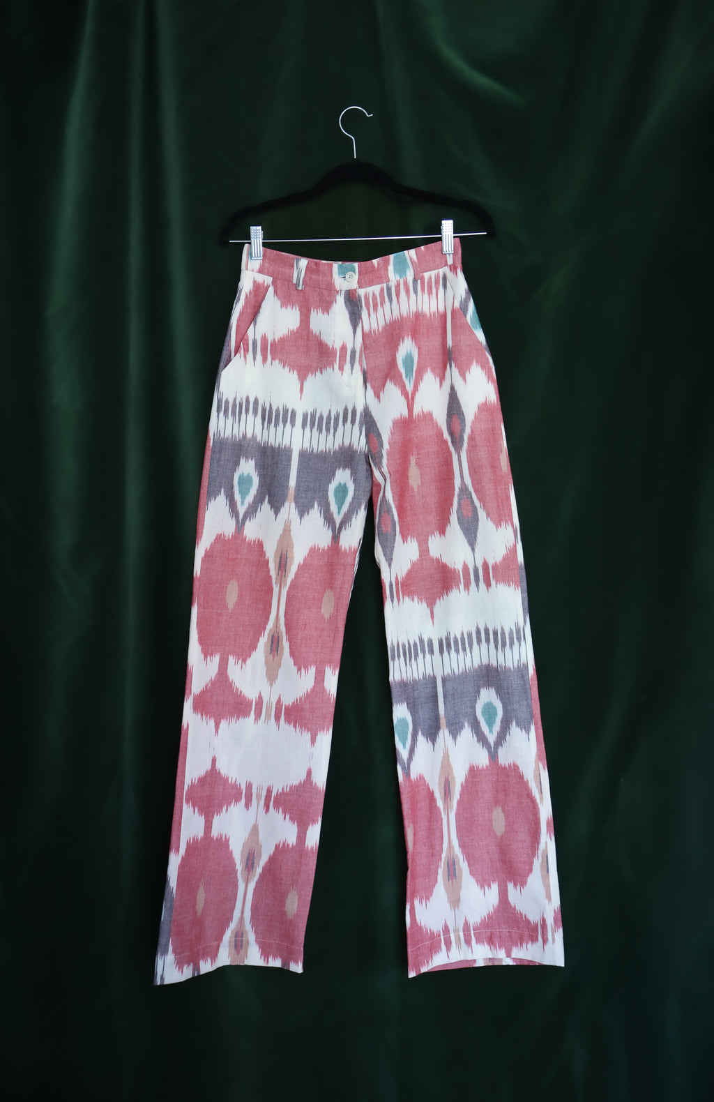 TIA TROUSERS — RUBY