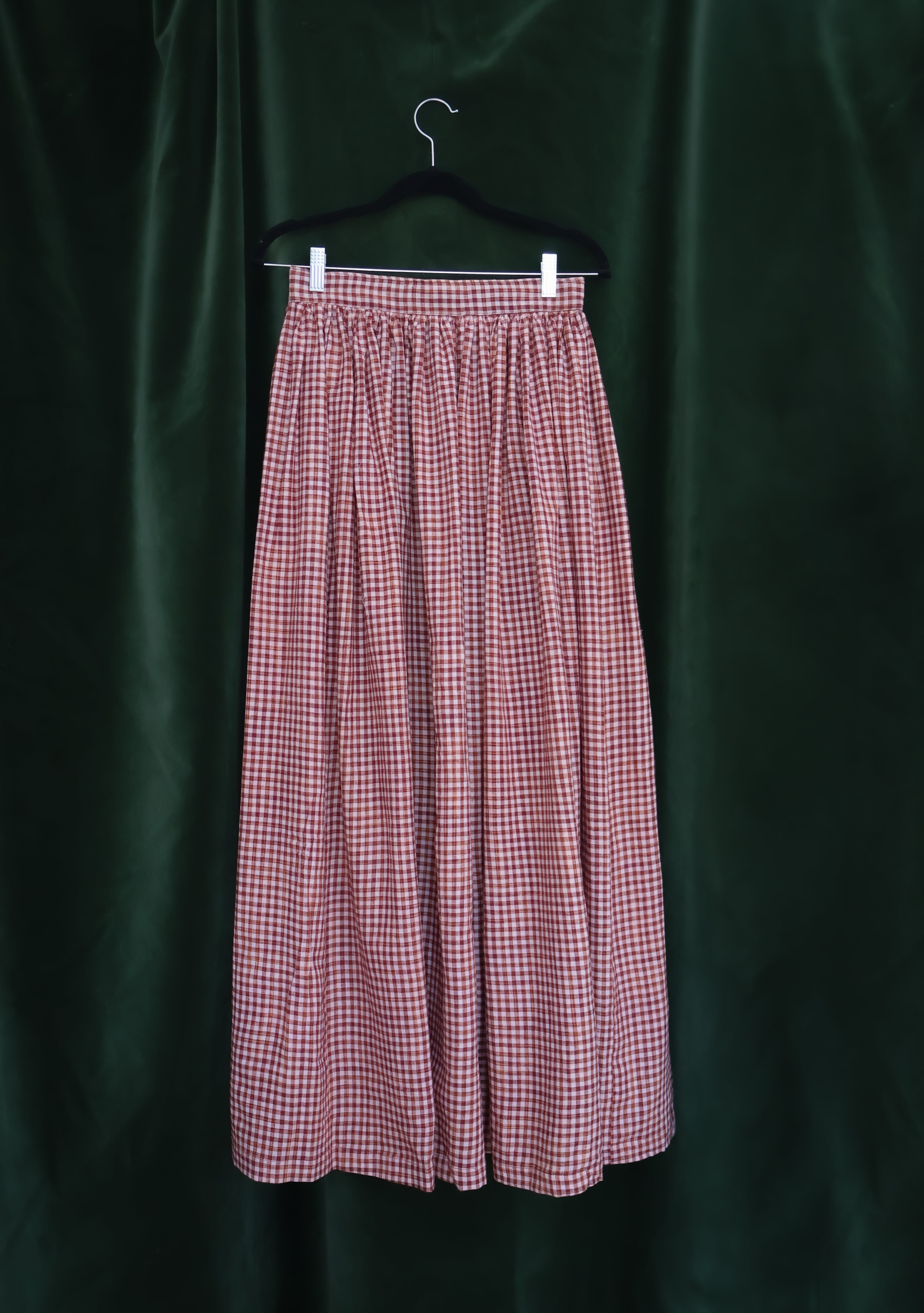 JONESY OVERSKIRT — BURGUNDY